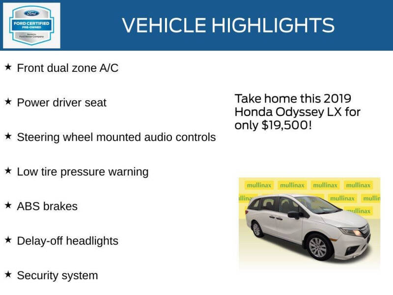 2019 Honda Odyssey LX