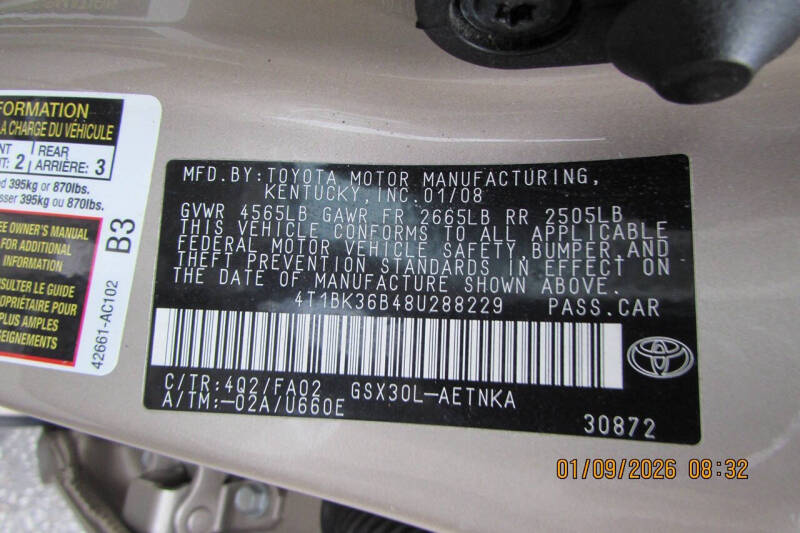 2008 Toyota Avalon XL