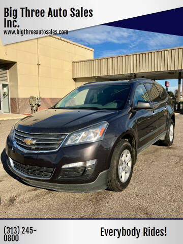 2017 Chevrolet Traverse for sale at Big Three Auto Sales Inc. in Detroit MI