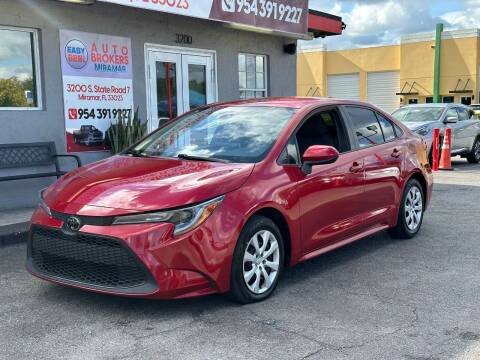 2021 Toyota Corolla for sale at Easy Deal Auto Brokers in Miramar FL