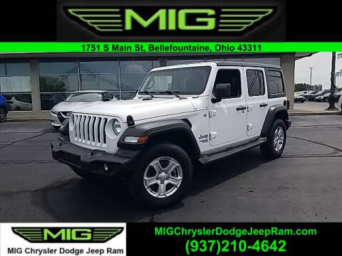 2019 Jeep Wrangler Unlimited for sale at MIG Chrysler Dodge Jeep Ram in Bellefontaine OH