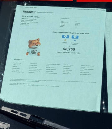 2018 Nissan Versa SV