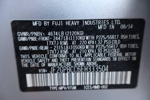 2014 Subaru XV Crosstrek Hybrid