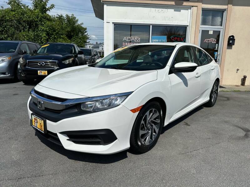 2016 Honda Civic for sale at ADAM AUTO AGENCY in Rensselaer NY