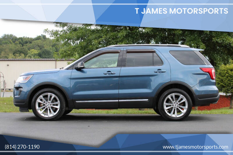 2018 Ford Explorer for sale at T James Motorsports in Gibsonia PA