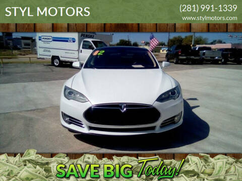 2012 Tesla Model S for sale at STYL MOTORS in Pasadena TX