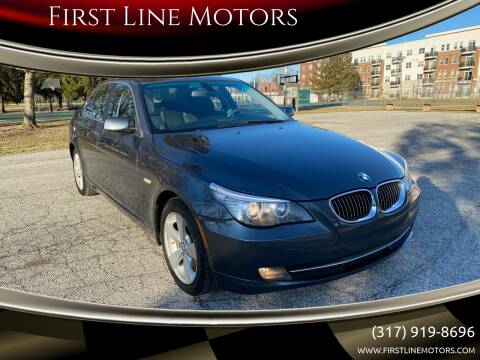 2008 BMW 5 Series for sale at First Line Motors in Brownsburg IN