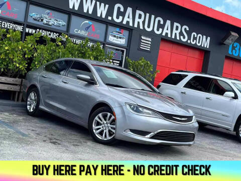2015 Chrysler 200 for sale at CARUCARS LLC in Miami FL