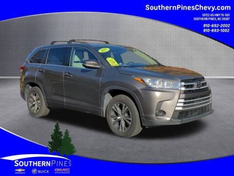 2017 Toyota Highlander for sale at PHIL SMITH AUTOMOTIVE GROUP - SOUTHERN PINES GM in Southern Pines NC