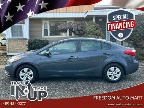2016 Kia Forte for sale at Freedom Auto Mart in Bellevue OH