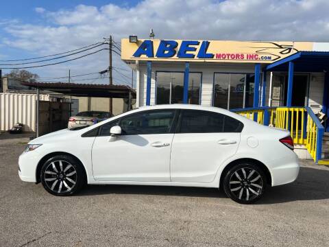 2015 Honda Civic for sale at Abel Motors, Inc. in Conroe TX