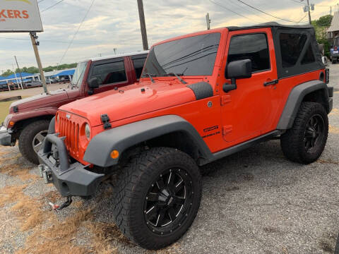 2015 Jeep Wrangler for sale at Texas Vehicle Brokers LLC - Jeeps in Sherman TX
