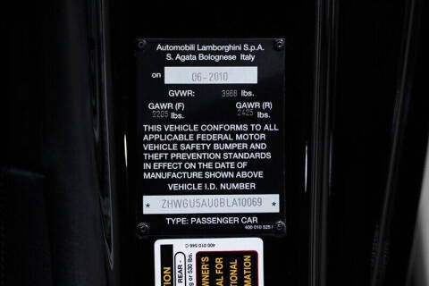 2011 Lamborghini Gallardo LP 560-4