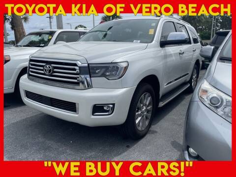 2019 Toyota Sequoia for sale at PHIL SMITH AUTOMOTIVE GROUP - Toyota Kia of Vero Beach in Vero Beach FL