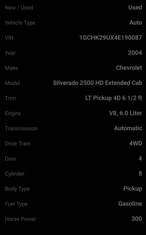 2004 Chevrolet Silverado 2500HD