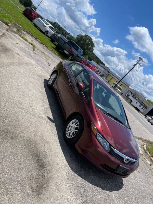 2012 Honda Civic for sale at Moo96 Auto Sales in Rocky Mount NC