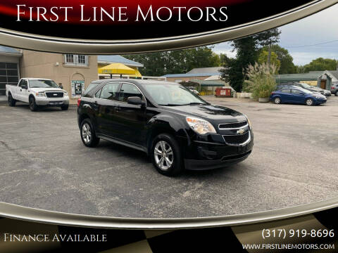 2011 Chevrolet Equinox for sale at First Line Motors in Jamestown IN