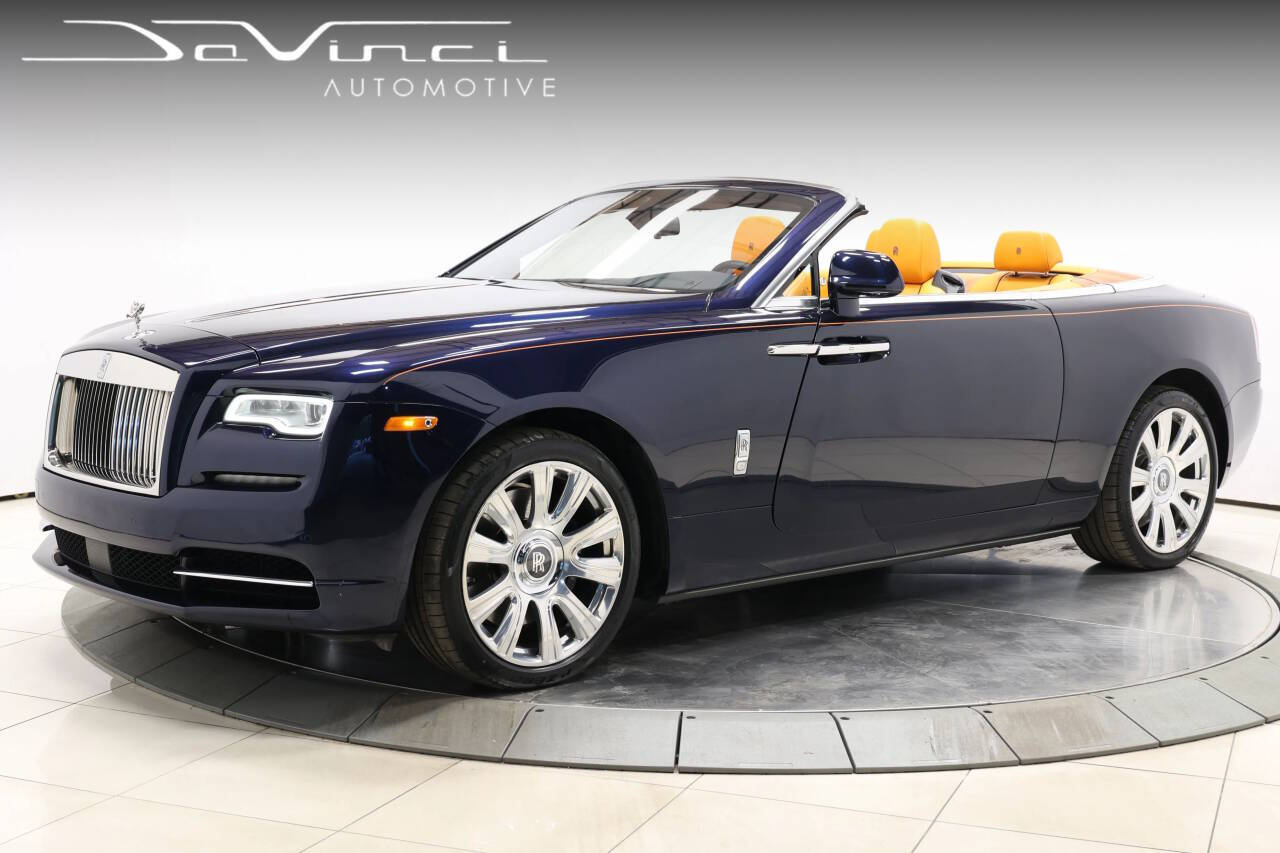 Blue 2016 Rolls-Royce Dawn Base Convertible 2dr Convertible 1