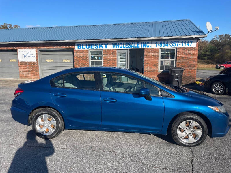 2015 Honda Civic for sale at BlueSky Wholesale Inc in Chesnee SC