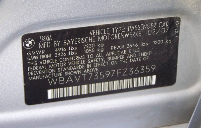 2007 BMW 3 Series 328xi