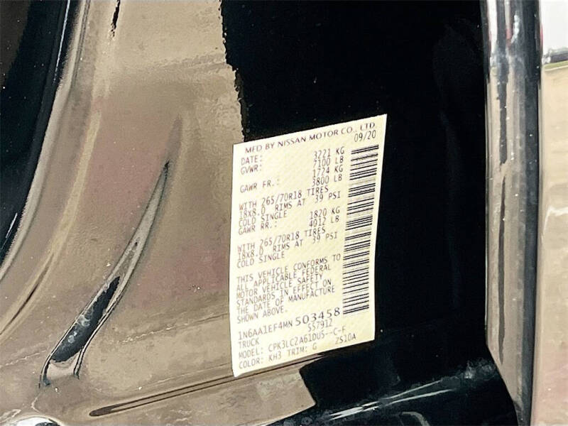 2021 Nissan Titan SV