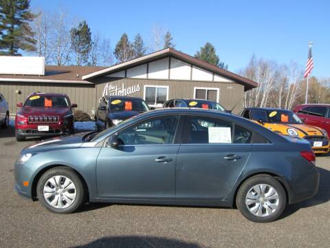 2012 Chevrolet Cruze for sale at The AUTOHAUS LLC in Tomahawk WI