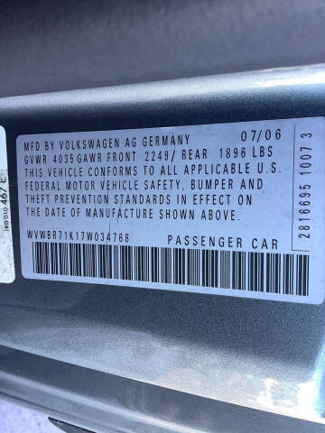 2007 Volkswagen Rabbit