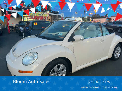 2007 Volkswagen New Beetle Convertible for sale at Bloom Auto Sales in Escondido CA