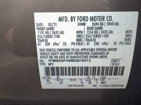 2021 Ford Explorer Limited