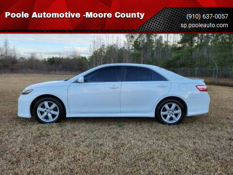 2009 Toyota Camry for sale at Poole Automotive in Laurinburg NC