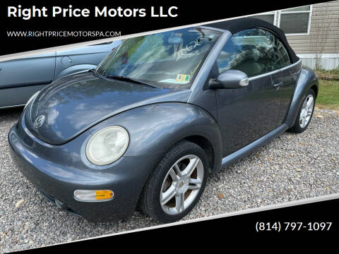 2004 Volkswagen New Beetle Convertible for sale at Right Price Motors LLC in Cranberry Twp PA