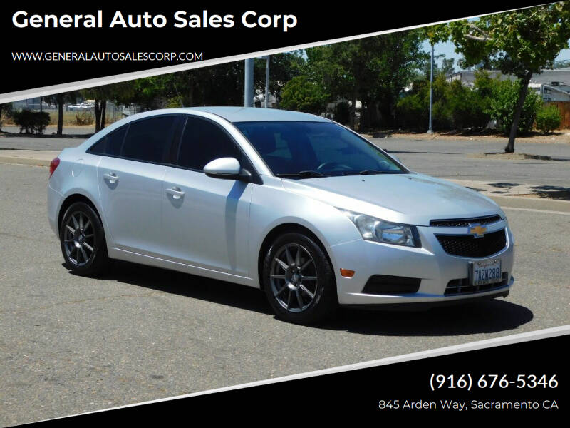 2013 Chevrolet Cruze for sale at General Auto Sales Corp in Sacramento CA