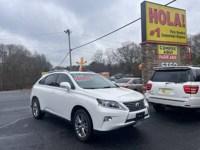 2013 Lexus RX 350 for sale at NO FULL COVERAGE AUTO SALES LLC in Austell GA