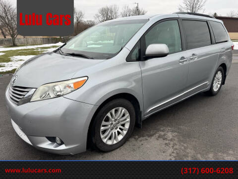 2016 Toyota Sienna for sale at Lulu Cars in Indianapolis IN