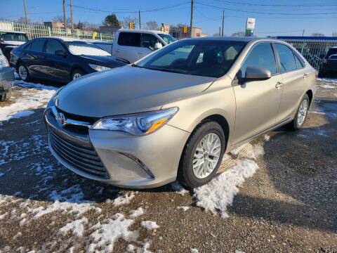 2017 Toyota Camry for sale at DEALER CONNECTED INC in Detroit MI