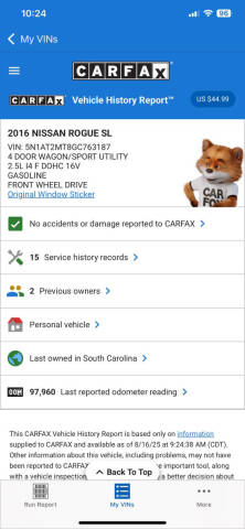 2016 Nissan Rogue SL