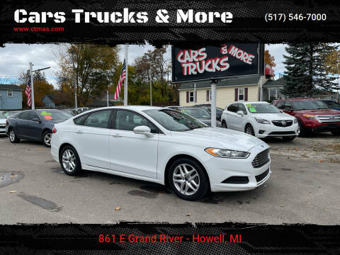 2016 Ford Fusion for sale at Cars Trucks & More in Howell MI