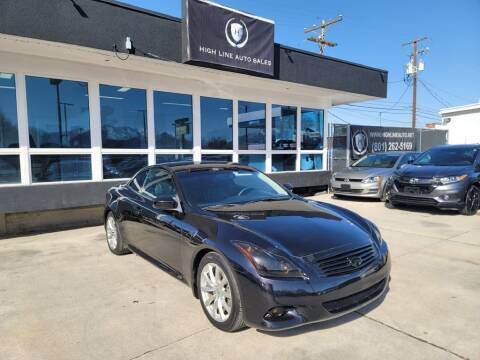 2012 Infiniti G37 Convertible for sale at High Line Auto Sales in Salt Lake City UT