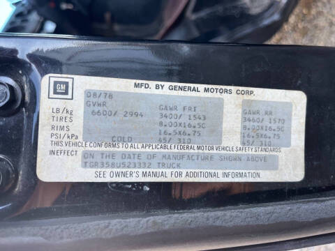 1978 GMC VAN DURA 35