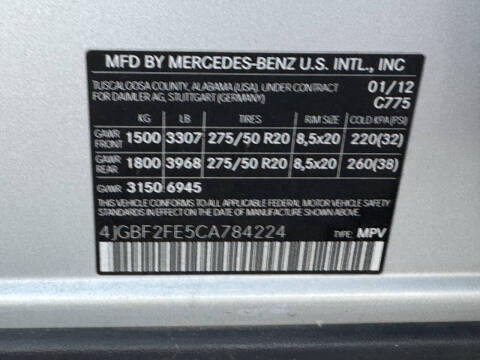 2012 Mercedes-Benz GL-Class GL 350 BlueTEC