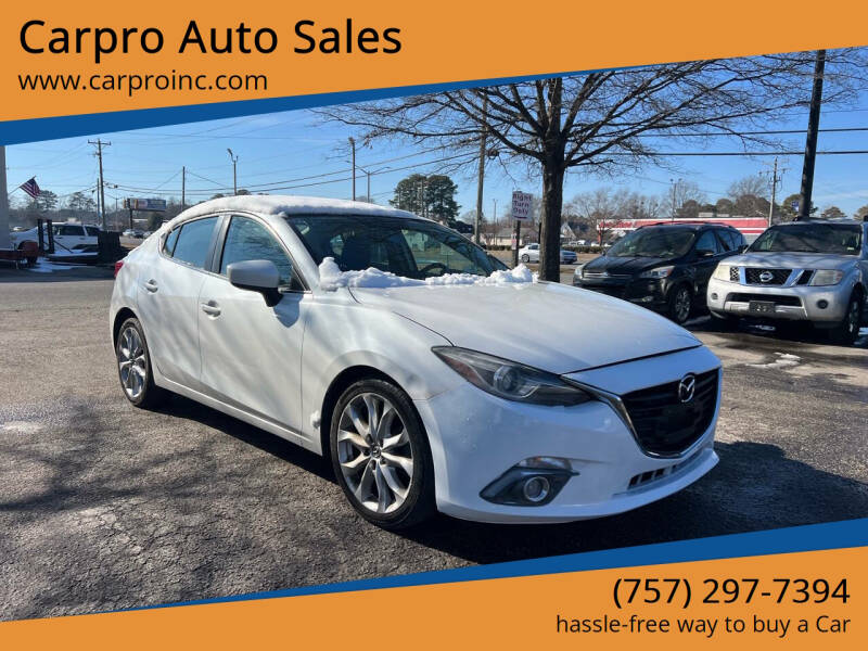 2014 Mazda MAZDA3 for sale at Carpro Auto Sales in Chesapeake VA