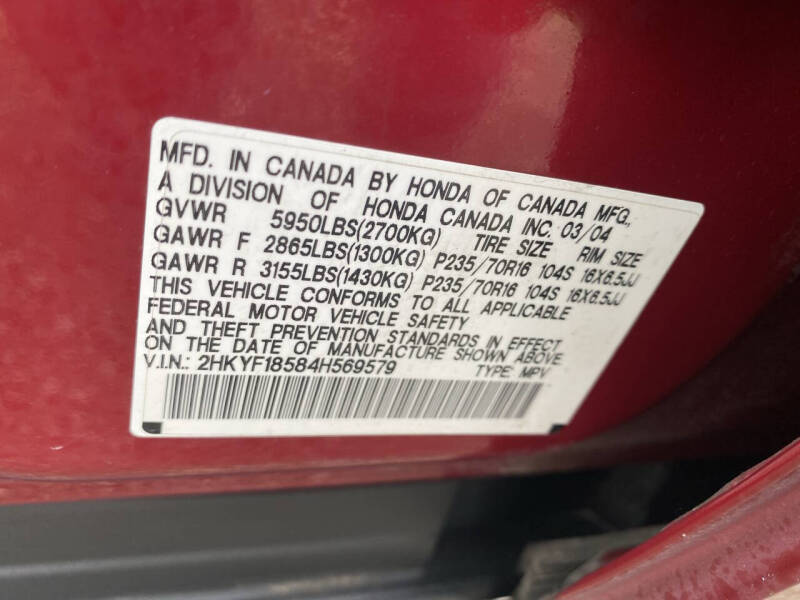 2004 Honda Pilot EX-L