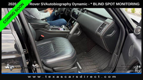 2020 Land Rover Range Rover SVAutobiography Dynamic