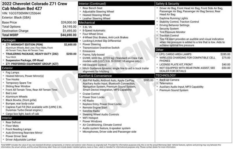 2022 Chevrolet Colorado 4WD Z71 Crew Cab Short Box's photo