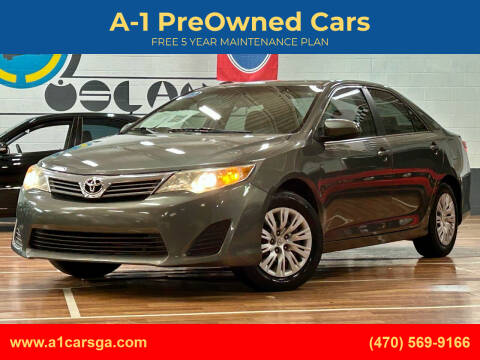 2012 Toyota Camry for sale at A-1 PreOwned Cars in Duluth GA