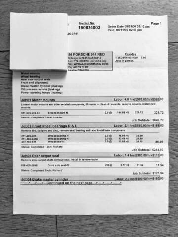 1986 Porsche 944 Turbo