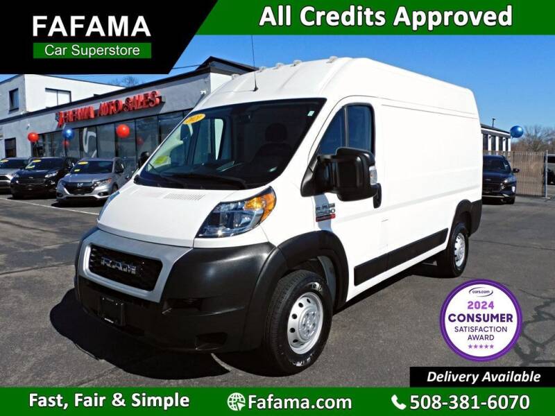 2021 RAM ProMaster for sale at FAFAMA AUTO SALES Inc in Milford MA