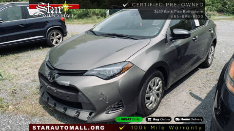 2019 Toyota Corolla for sale at STAR AUTO MALL 512 in Bethlehem PA