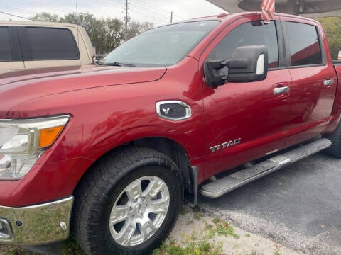2017 Nissan Titan for sale at Sunset Point Auto Sales & Car Rentals in Clearwater FL