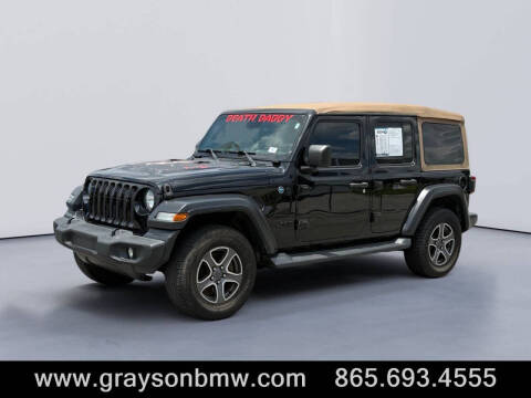 2020 Jeep Wrangler Unlimited Black and Tan